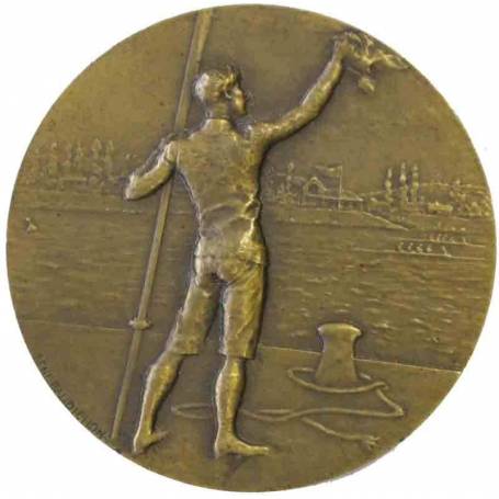 Médaille en bronze sport aviron