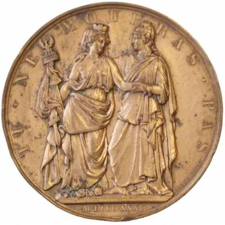 Médaille en bronze A l?Héroïque Pologne