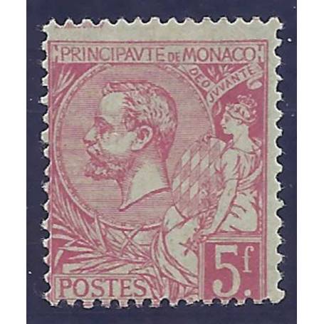 Monaco timbre N° 21 avec charnière