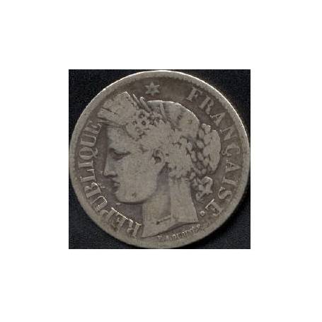 Piéce France : Il République Cérès - 2 Francs 1849 Paris