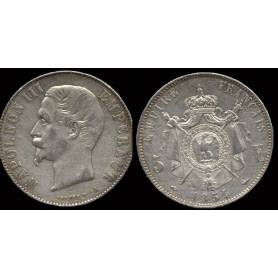 Piéce France : Napoléon III - 5 Francs 1854 Paris