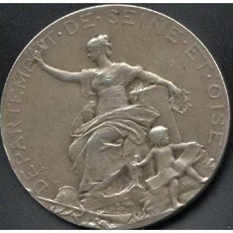 Médaille argent : Conseil général - Seine et Oise par Dupuis