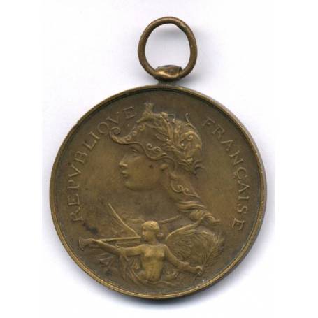 Médaille bronze : Tete de Marianne - Algérie, colonies