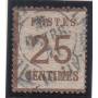 Timbre France Alsace-Lorraine - N° 7 -25c brun-noir - TB - Obl