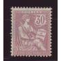 Timbre France N° 128 - 30c violet - Type Mouchon retouche - TB - **