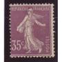 Timbre France N° 136 - 35c violet - Chiffres maigres - TB - **