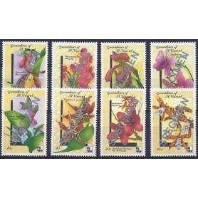 Timbres orchidees Grenadines N° 712/19 SPECIMEN