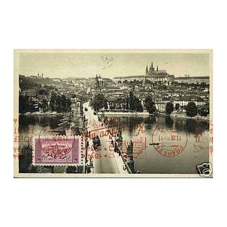 Tchecoslovaquie - Prague - Sur le pont Charles