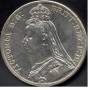 Piéce Grande Bretagne : Victoria - 5 Livres 1891 argent