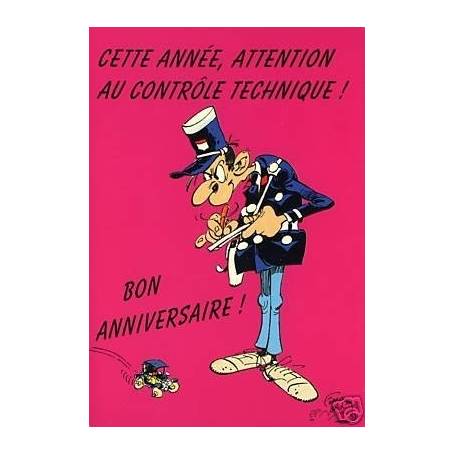 Cette annee attention au controle technique ! Franquin