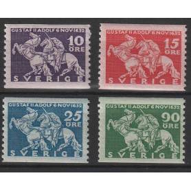 Timbre collection Suède N° Yvert et Tellier 224/227 Neuf sans charnière