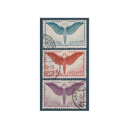 Timbre collection Suisse N° Yvert et Tellier PA 10/12 Oblitéré