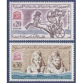 Timbre collection Algérie N° Yvert et Tellier 387/388 Neuf sans charnière