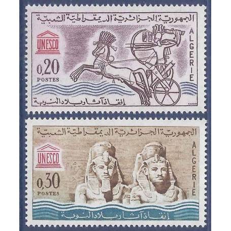 Timbre collection Algérie N° Yvert et Tellier 387/388 Neuf sans charnière