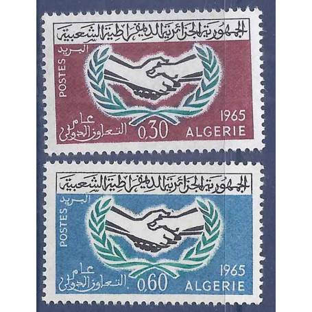 Timbre collection Algérie N° Yvert et Tellier 407/408 Neuf sans charnière