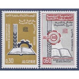 Timbre collection Algérie N° Yvert et Tellier 422/423 Neuf sans charnière