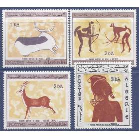 Timbre collection Algérie N° Yvert et Tellier 437/440 Neuf sans charnière