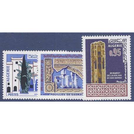 Timbre collection Algérie N° Yvert et Tellier 441/443 Neuf sans charnière