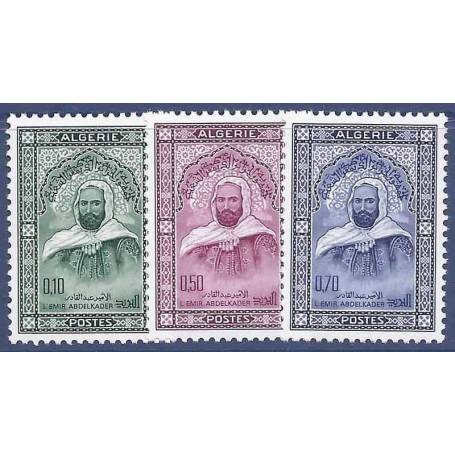 Timbre collection Algérie N° Yvert et Tellier 455/457 Neuf sans charnière