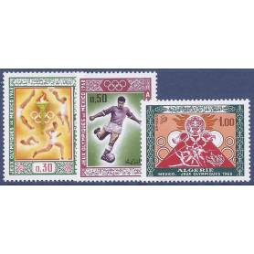 Timbre collection Algérie N° Yvert et Tellier 474/476 Neuf sans charnière