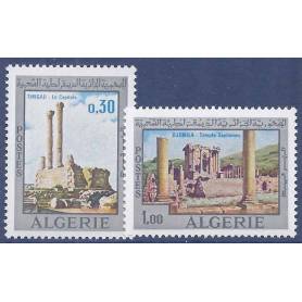 Timbre collection Algérie N° Yvert et Tellier 491/492 Neuf sans charnière