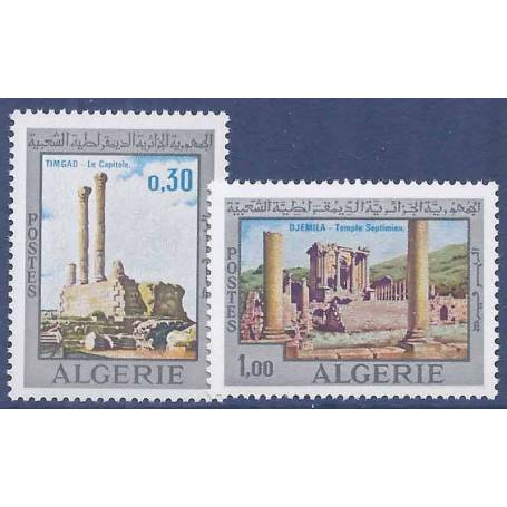 Timbre collection Algérie N° Yvert et Tellier 491/492 Neuf sans charnière