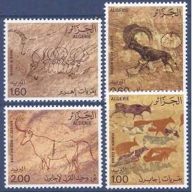 Timbre collection Algérie N° Yvert et Tellier 747/750 Neuf sans charnière