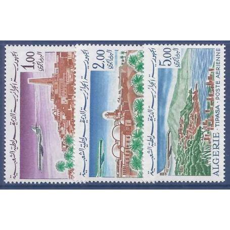 Timbre collection Algérie N° Yvert et Tellier PA15/17 Neuf sans charnière