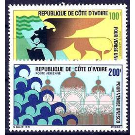 Timbre collection Côte d'Ivoire N° Yvert et Tellier PA 54/55 Neuf sans charnière