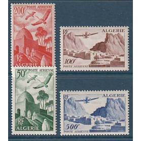 Timbre collection Algérie N° Yvert et Tellier PA 9/12 Neuf avec charnière