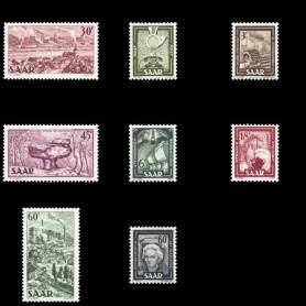 Timbre collection Sarre N° Yvert et Tellier 283/290 Neuf sans charnière