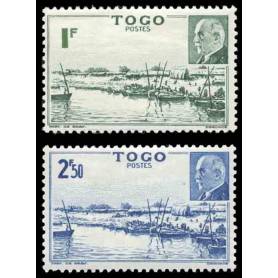 Timbre collection Togo N° Yvert et Tellier 215/216 Neuf sans charnière