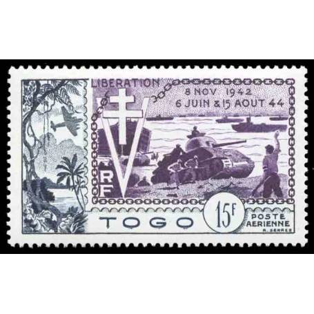 Timbre collection Togo N° Yvert et Tellier PA 22 Neuf sans charnière