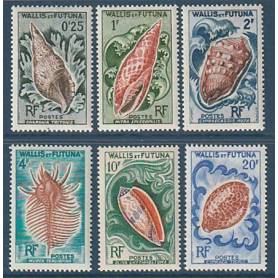 Timbre collection Wallis et Futuna N° Yvert et Tellier 162/167 Neuf sans charnière