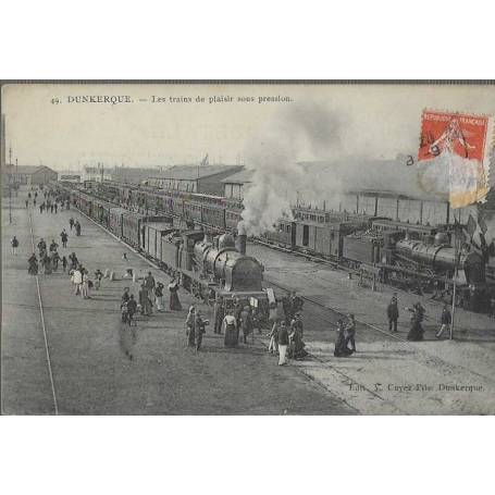 59 - Dunkerque - Les trains de plaisirs sous pression