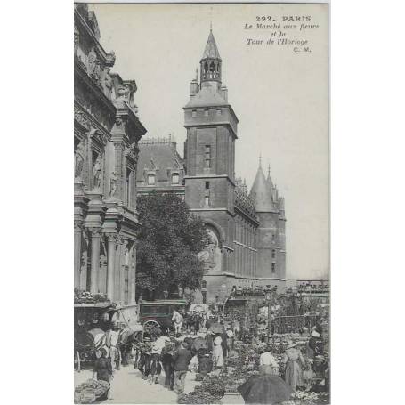 75 - Paris - Le marché aux fleurs