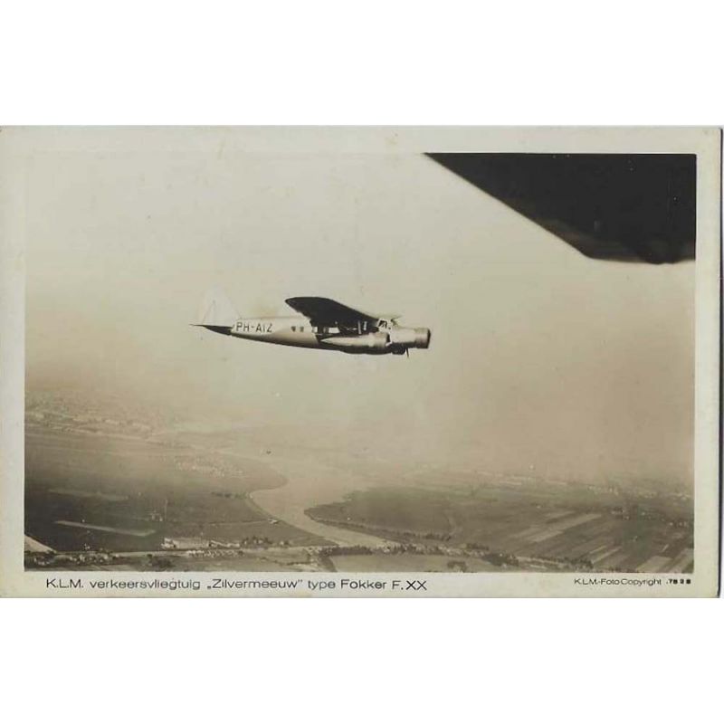 Avion type Fokker F.XX de la KLM