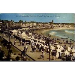 85 - Les Sables d'Olonne - Plage vue du Remblai