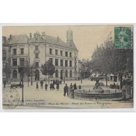 16 - Angoulème - Place du Murier - Hotel des P.T.T - Animée