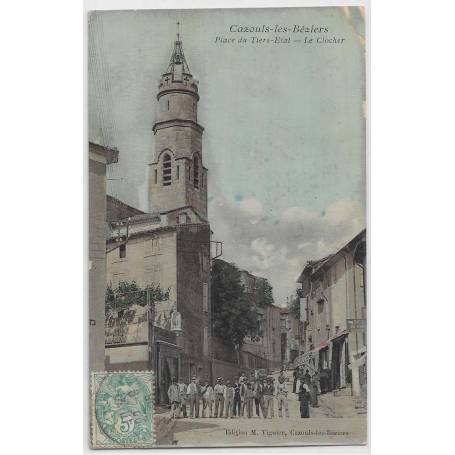 34 - Carzouls les Beziers - Place du Tiers Etat - Animée