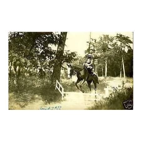 Carte-photo - Equitation a  Moret sur Loing