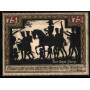 Notgeld Wesel 1921 75 Pfennig Armoiries de la ville avec belettes Papier decoupe The Last Gear