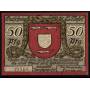 Notgeld Wesel 1921 50 Pfennig Armoiries de la ville avec belettes Garde principale U Entree de Schillkasematte