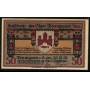 Notgeld Wernigerode Am Harz 1920 50 Pfennig vue sur la ville armoiries