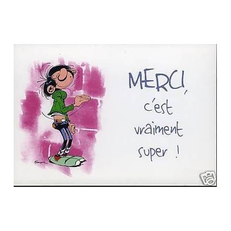 G. Lagaffe - Merci, c'est vraiment super ! - Franquin