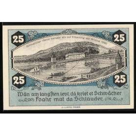 Notgeld Schweich 1921 25 charrue a cheval Pfennig et ferry Schweich