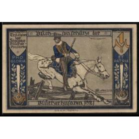 Notgeld Restez a Pomm. 1 Mark Fusilier des Hussards Blucher 1821 Deces