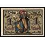 Notgeld Prien A Chiemsee 1 Mark Figure feminine allegorique avec bouclier heraldique