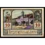 Notgeld Plaue /Thur 1921 10 Pfennig Armoiries Chevalier et Hotel de Ville de Landsknecht Paysan Wirt