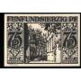 Notgeld Paderborn 1921 75 rue Pfennig citoyens du parti a la fontaine